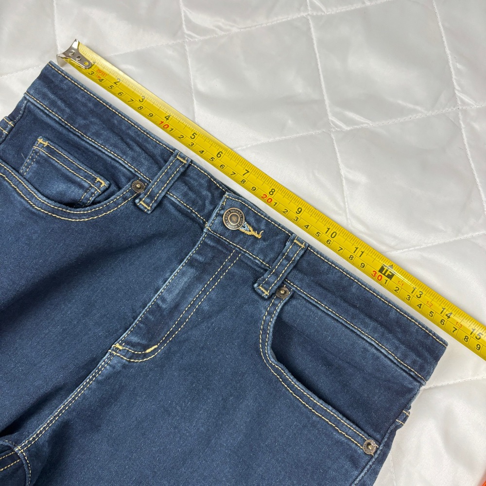 Michael Kors Izzy Skinny Jeans Womens 8 Dark Wash Stretch Denim Mid Rise - Picture 7 of 10
